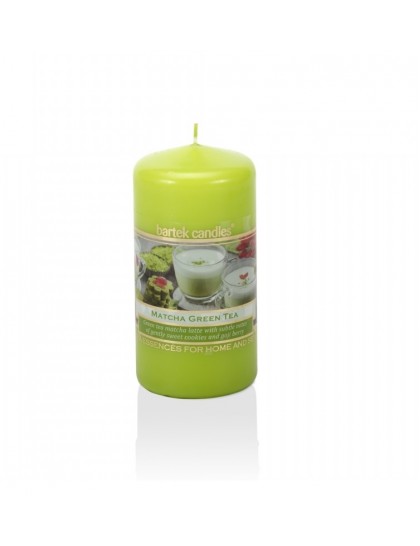Díszgyertya 50x100mm Aroma Matcha Green Tea