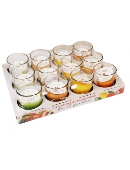 Bartek poharas gyertya 90 gr Fruit Garden 12db/cs